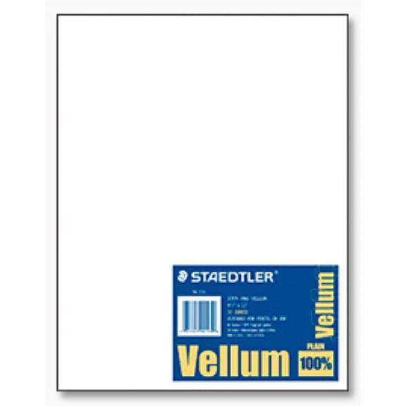 Staedtler Mars 100% Vellum Tracing Paper, Plain, 11 x 17