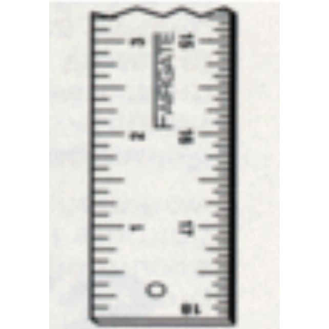 Fairgate Ruler No-Slip Inking-Metric MM,CM 60CM X35MM - Du-All Art &  Drafting Supply