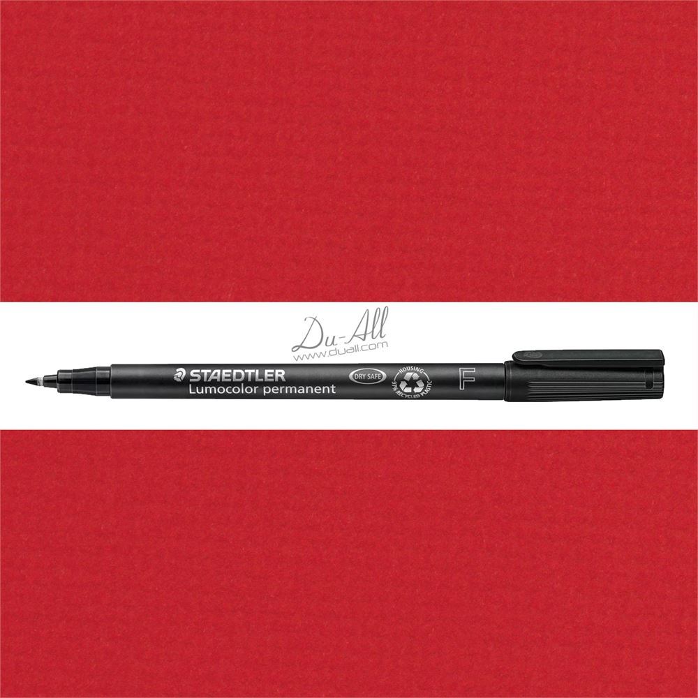 Staedtler Lumocolor 318 Pen Permanent Fine Black, Pack of 10 - Du-All Art &  Drafting Supply