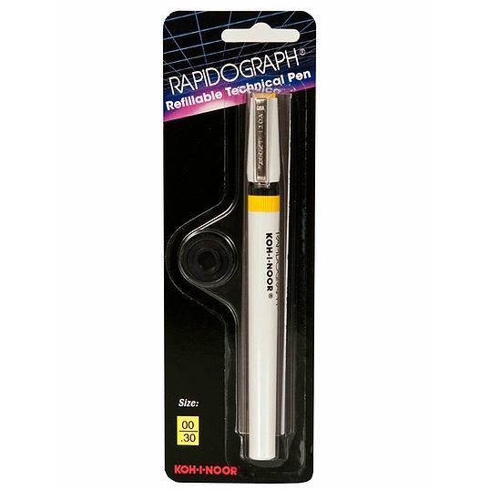 Koh-I-Noor Rapidograph Technical Pen 00/.30 - Du-All Art & Drafting Supply