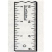 Fairgate Ruler No-Slip Inking - Metric MM,CM 1Meter X 35MM BACKORDERED PLEASE INQUIRE