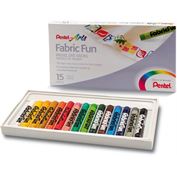 Pentel Fabric Dye Sticks 15 Color Set