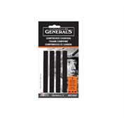 General's Compressed Charcoal Set 4pc