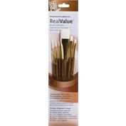 Princeton Princeton Real Value Brush Set of 6 Sythetic Hair-White Taklon