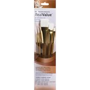 Princeton Princeton Real Value Brush Set of 5 Synthetic Hair-White Taklon