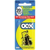 OOK Padded Professional Picture Hanger 20lb Pack of 3