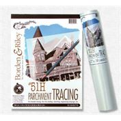 Borden & Rily Tracing Paper #51H Monroe Triple T Parchment Roll 42X20 Yards