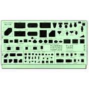 Timely Template Plumbing Plan 1/4"& 1/8"" Scale