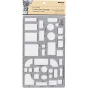 Pickett Template Home Furnishings Interior Design, Scale 1/4" = 1'