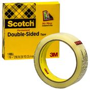 3M Scotch Permanent Double Sided #665  Tape 1" X 36YD LIMITED AVAILABILITY