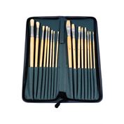 Jakar Artist Bristle Brush Set with Nylon Case