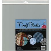 Grafix Craft Plastic Sheets 12"X12" 4/Pkg-Clear .020