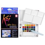 Sakura Koi Watercolor Pocket Field Sketch Box 24 Color Set