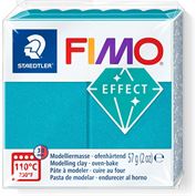 Fimo Effect Polymer Clay 57gm 2oz Metallic Turquoise Fimo Effect Polymer Clay 57gm 2oz Metallic Turquoise